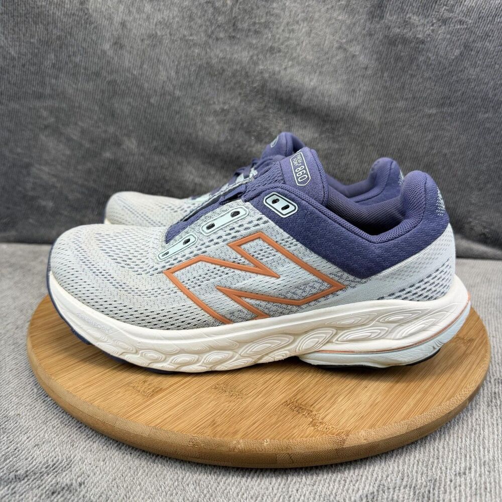 New Balance Fresh Foam X 860 Shoes Womens Size 10 Blue Sneakers No Insoles